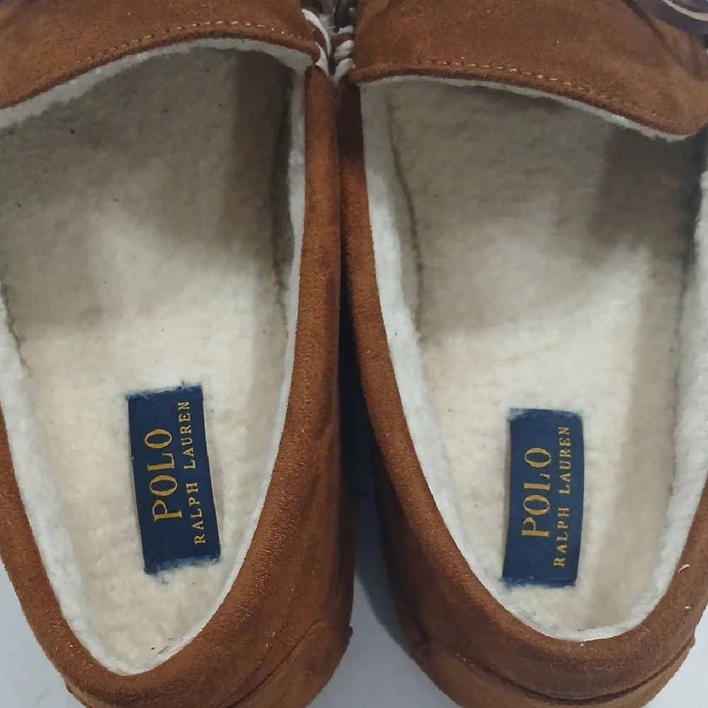 Polo by Ralph Lauren Men's Brown Moccasin Shoes New Without Box Or Tags Sz 12